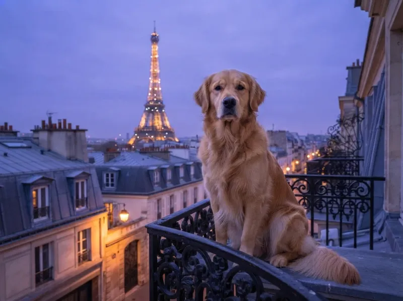 Same dog — collected in Paris